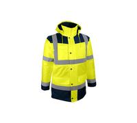 Parka 4 en 1 haute visibilité jaune taille L - Singer PIAMA