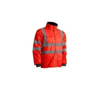 Parka 4 en 1 HV Kanata rouge et anthracite - Coverguard L
