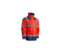 Parka 4 en 1 HV Kanata rouge et marine - Coverguard S