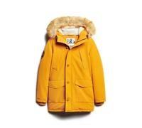 Parka à capuche à fourrure synthétique Superdry Everest Jaune S