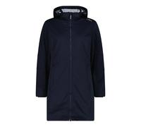 Parka à capuche amovible softshell légère femme CMP Bleu D44