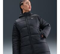 Parka à capuche ample Therma-FIT Nike Classic pour femme Noir/Blanc XXL (FR 54-56)