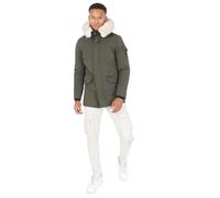 Parka à capuche en fourrure déperlante Sixth June Vert S