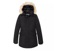 Schott NYC Mixte Jktnellyw PARKA CAPUCHE FAUSSE FOURRURE SCHOTT, Noir, L EU