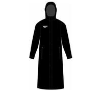 Parka à capuche Speedo Team noire - doublure polaire, coque résistante à l'eau, homme L