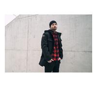 Brandit Veste Parka BW Flag Noir 4XL