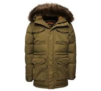 Superdry Chinook Faux Fur Parka Vert S Homme