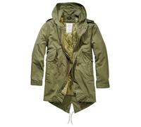Parka Brandit M-51 US militaire - doublure thermique amovible, grande capuche, verte XXL