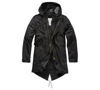 Brandit M51 Parka Noire Oliv Armée Parka à Capuche Fishtail Hiver