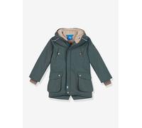 Parka d?hiver enfant TUULIKKI finkid avec doublure en polaire teddy vert sauge 5/7A