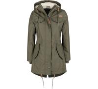 Brandit Parka Marsh Lake mi-saison caramel/olive Femme Taille S