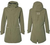 Parka pluie chaud et élégant vert olive pour femmes Mosse Basil - Vert olive / M
