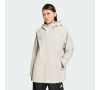 Adidas Essentials Parka Rain Jacket Beige 2XL Femme