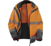 PARKA DE PLUIE HAUTE VISIBILITÉ POLYESTER RIPSTOP - IMPER-RESPIRANT DELTA PLUS - TRACKOR L