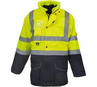 Parka de sécurité Yoko haute visibilité 7 en 1 Jaune XL