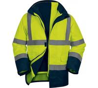 Parka de travail - haute visibilité - 2XL - jaune fluo - SPEED DELTA PLUS