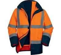 Parka de travail - haute visibilité - L - orange fluo - SPEED DELTA PLUS