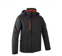 Parka de travail imperméable Ripstop noir et orange YUZU L Coverguard