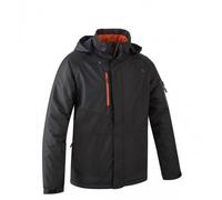 Parka de travail imperméable Ripstop noir et orange YUZU XXL Coverguard
