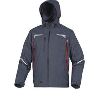 PARKA DELTA PLUS 3 EN 1 AVEC VESTE AMOVIBLE SOFTSHELL POLYAMIDE /POLYESTER ENDUIT GRIS -EOLEGR0 58/60 (2XL)