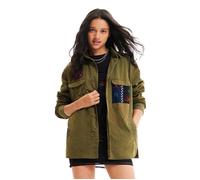 Desigual Chaq_Bear 4009 Green Bottle Parka, Vert, Taille L Femme