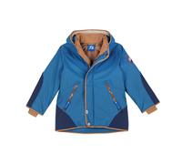 Parka d'hiver enfant TALVINEN HUSKY finkid, capuche amovible bleu océan 10/12A