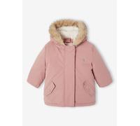 Parka + doudoune fine bébé 3 en 1 vieux rose 12M(74CM)