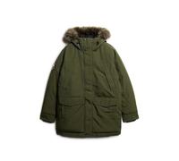 Superdry Everest Faux Fur Jacket Vert S Homme