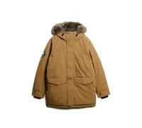 Superdry Parka Everest à capuche fausse fourrure Marron M Homme