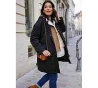 Parka évolutive 5 en 1 avec protège-bébé grossesse et post-grossesse noir 46