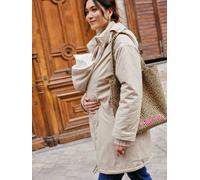 Parka évolutive de grossesse protège bébé beige 48