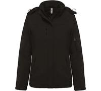 Parka femme à capuche Kariban Softshell Noir 2XL