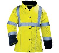 Parka femme AIRPORT LADY HIVIZ 3M Scotchlite jaune fluo/marine TM COVERGUARD 7AILYM