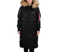 Parka femme Alpha Industries Long Fishtail Noir XS