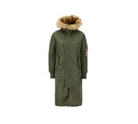 Parka femme Alpha Industries Long Fishtail Vert S