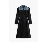 Desigual - Trench Hybride Chaq - Femme - Manteaux - Noir - Taille: 40 FR