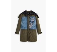 Parka femme Desigual Mickey Vert XL