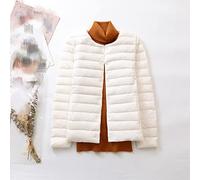 Parka Femme Hiver,Veste Matelassée Femme Créative Classique Vestes Matelassées Blanches Femme Élégante Doudoune Dames Vestes d'hiver pour Le Sport Intérieur Et Extérieur, S