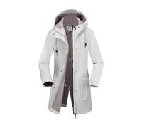 Parka Femme Imperméable avec Capuche Manteau Coupe-Vent avec Poches et Doublure ZippéE Parka Manteau Polaire de Couleur Unie ImperméAbles Femmes Veste de Pluie Femmes Hiver Chaud Vestes De ExtéRieur