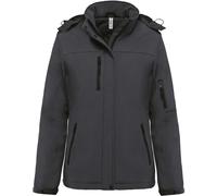 Parka femme Kariban Softshell doublée capuche Gris XL
