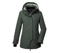 killtec Femme Kow 93 Wmn Pkr Parka Fonctionnelle/Avec Capuche, Green-grey Tonal Melange, 44 EU