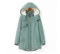 Parka Femme - Marque Inconnue - À Capuche XL - Couleur Vert - Hiver Chaud L
