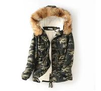 Parka Femme - Marque Inconnue - XL - Capuche, Fermeture à glissière, Camouflage M