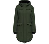 Parka femme ONLY Maastricht longue à capuche réglable - vert (peat) - XXL S