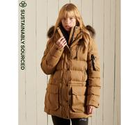 Superdry Microfibre Expedition Jacket Beige S Femme