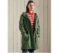 Parka femme Superdry M51 - olive - Cordon de serrage - Poches - Badges 38