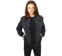 Urban Classics Parka Diamond Quilt Nylon Femme Bleu Taille S