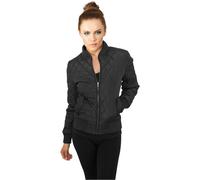 Urban Classics - Blouson femme Diamond Quilt en nylon - Noir XL