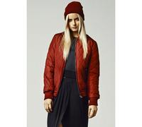 Urban Classics Blouson Femme Diamond Quilt Nylon matelassé Bordeaux XS