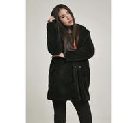 Urban Classics – Manteau Sherpa oversize Femme – Noir – Taille L (EU)